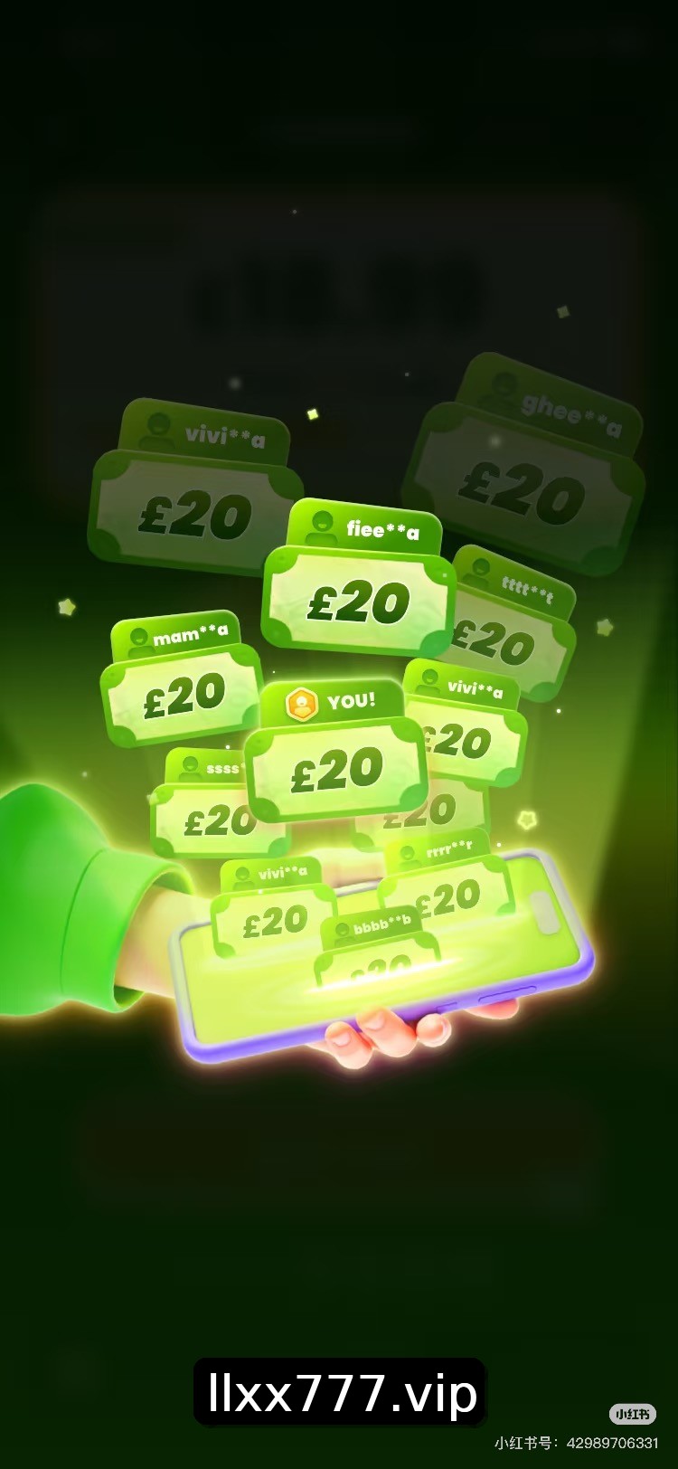 Interface do App LLXX